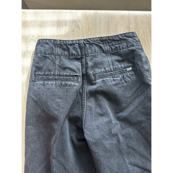 Levi's Premium Ribcage Wide Leg Tailored Women's Jeans in Black Size 27x32 - Picture 6 of 7